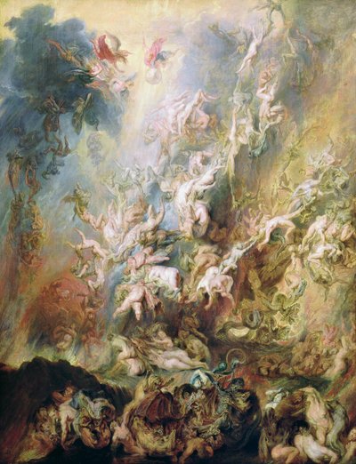 Der Fall der Verdammten von Peter Paul Rubens